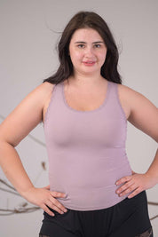 AXTZH Everyday Ribbed Camisole X0080-MAUVE-G2M0