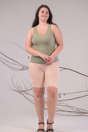 AXTZH Everyday Ribbed Camisole X0080-OLIVE-G2M0