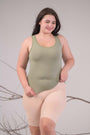 AXTZH Everyday Ribbed Camisole X0080-OLIVE-G2M0