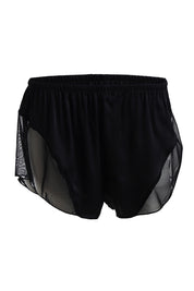 AXTZH Playful and Elegant 2-Piece Nightwear Set for Women with Delicate Sheer Detailing X0216-BLACK-A4S