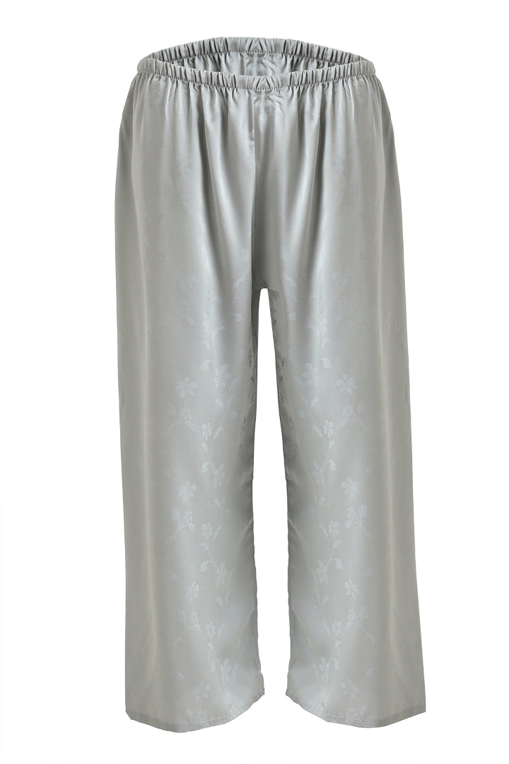 AXTZH Timeless Three-Piece Nightwear Set with Robe, Lace Accents, and Relaxed Fit for Everyday Luxury X0903-ICE-NSL3PS