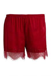 AXTZH Complete Elegant Nightwear Collection for Women – 5 Pieces with Lace Detailing X1901-SCARLET-5PS