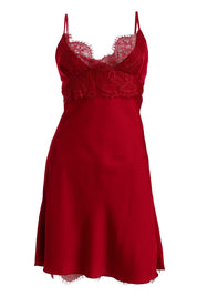 AXTZH Complete Elegant Nightwear Collection for Women – 5 Pieces with Lace Detailing X1901-SCARLET-5PS