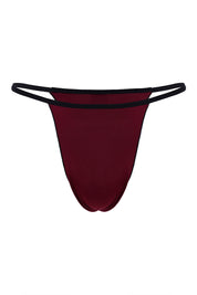 AXTZH Stylish Nightwear Duo with Flowing Outer Robe and Comfortable Inner Slip Dress X3233-WINE-F11M