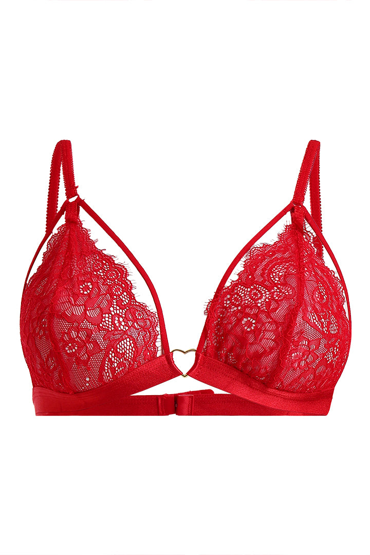 AXTZH Three-Piece Winter Nightwear Ensemble for Women Featuring Robe, Nightdress, and Intimate Inner Layer X2412-RED-BIK3PM