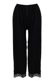 AXTZH Stylish and Comfortable Women’s Two-Piece Nightwear Set with Feminine Detailing X3835-BLACK-C9S