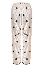 AXTZH Comfort-First Winter Nightwear Ensemble Featuring Button-Up Top and Relaxed Fit Bottoms X0044-CREPR-WC4V