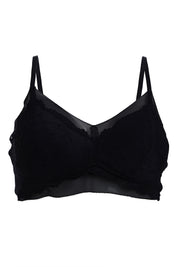 BELLAGIO Modern Sheer Strappy Bra with Comfortable Fit and Sensual Appeal BB9509-BLACK-CN022