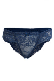 AXTZH Women’s Lingerie Panty Crafted with Delicate Lace for Alluring Comfort AP3102-SBLUE