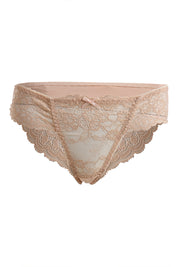 AXTZH Women’s Lingerie Panty Crafted with Delicate Lace for Alluring Comfort AP3102-SKIN