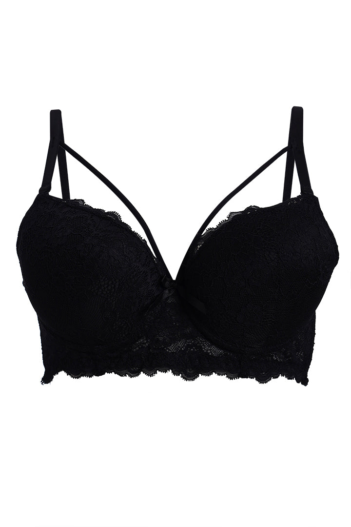 AXTZH Women’s Lingerie Bra Designed for Comfort, Allure, and Feminine Style SPECIAL AB3102-BLACK-DN102