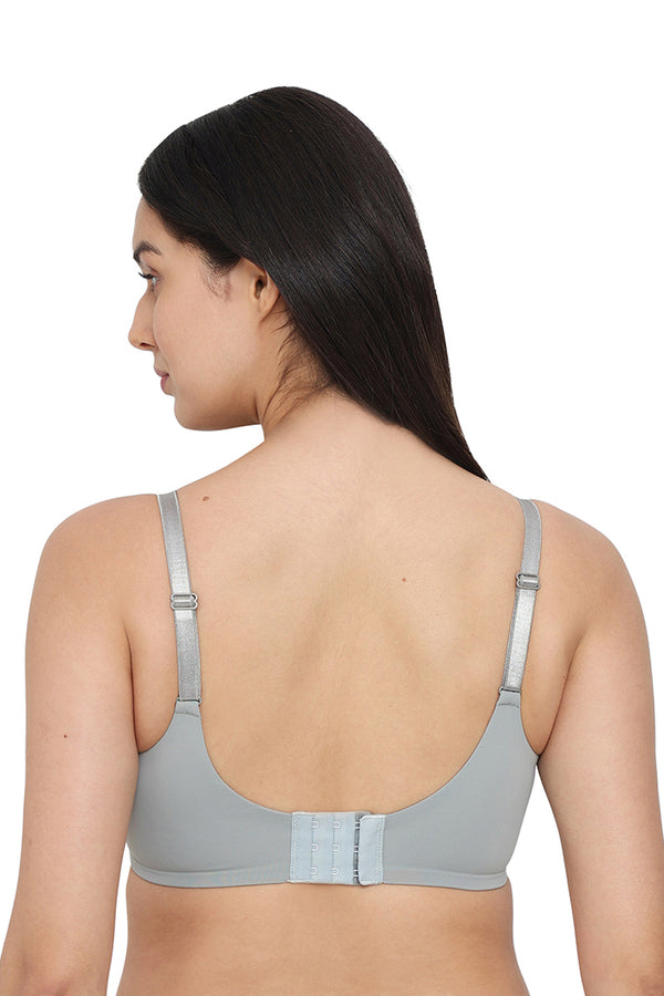 WACOAL BRA BI05H02 GG Cool Comfort Padded Non-wired 3/4th Cup Everyday Wear T-shirt Bra -Grey