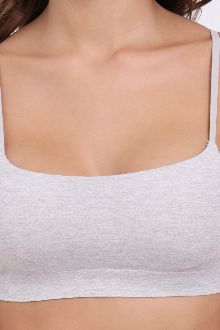 AXTZH Square Neck Bralette BLET X8695-LTGML-CV021