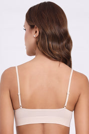 AXTZH Square Neck Bralette BLET X8695-SKIN-CV021