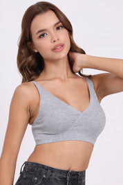 AXTZH Seamless Cotton Bralette BLET X1851-LTGML-CC013