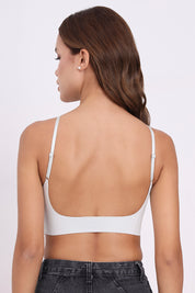 AXTZH Lace Trim Everyday Bralette BLET X1231-MINT-CN014