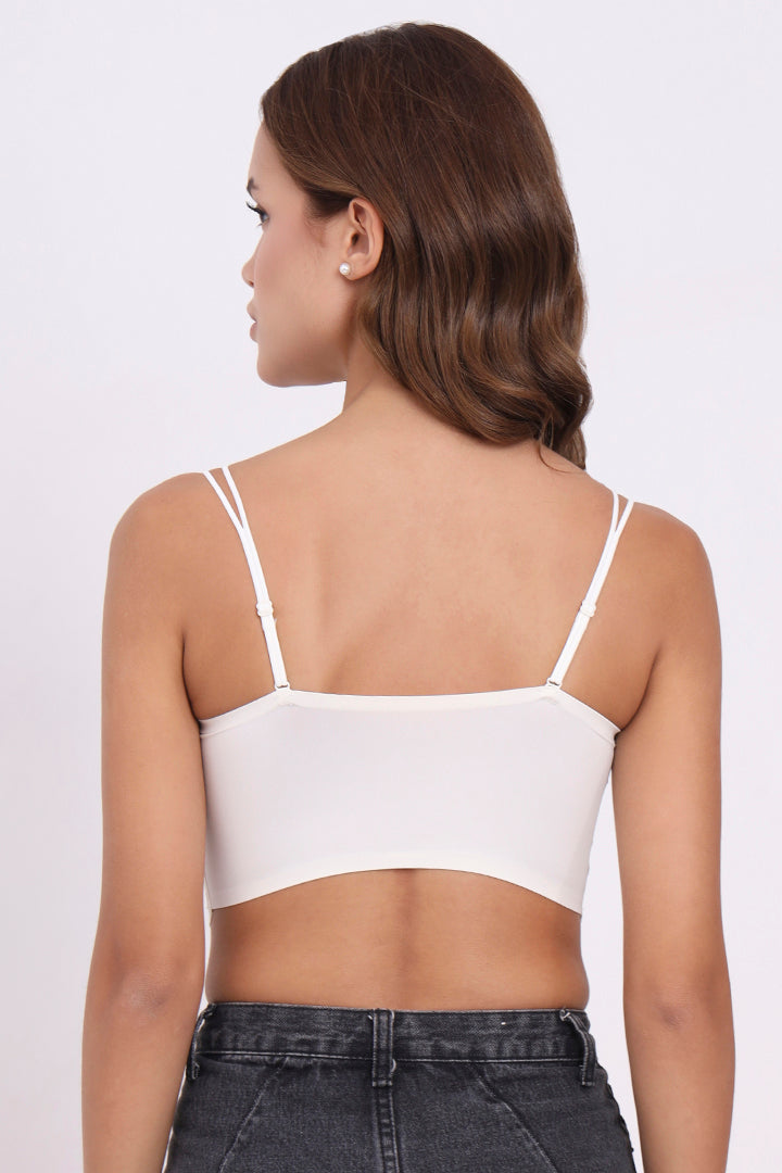 AXTZH Floral Lace Bralette BLET X2095-IVORY-CN022