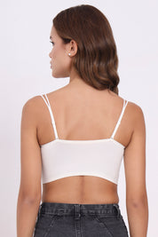 AXTZH Floral Lace Bralette BLET X2095-IVORY-CN022