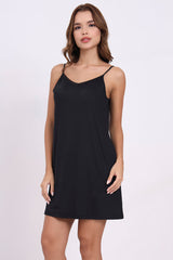 AXTZH Adjustable Strap Camisole X1859-BLACK-H7L