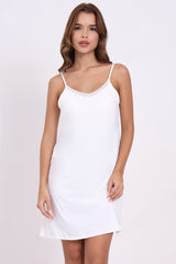 AXTZH Adjustable Strap Camisole X1859-WHITE-H7L