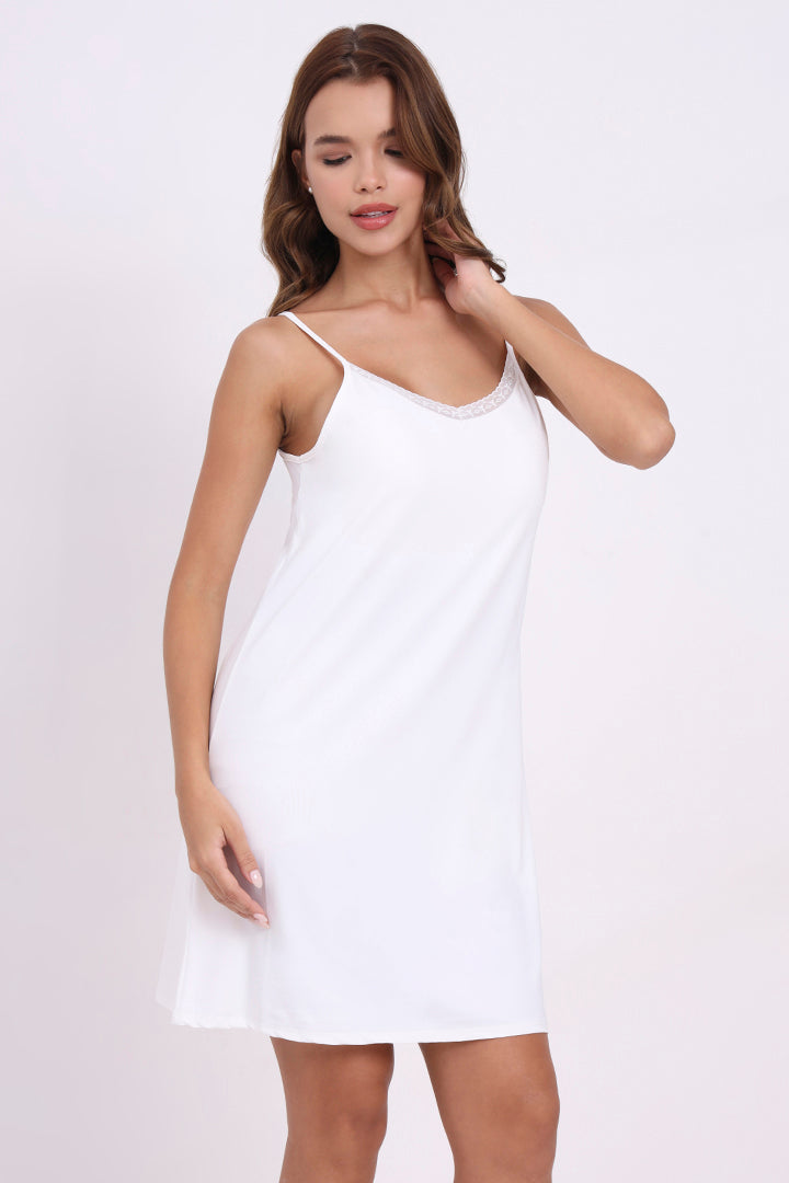 AXTZH Adjustable Strap Camisole X1859-WHITE-H7L