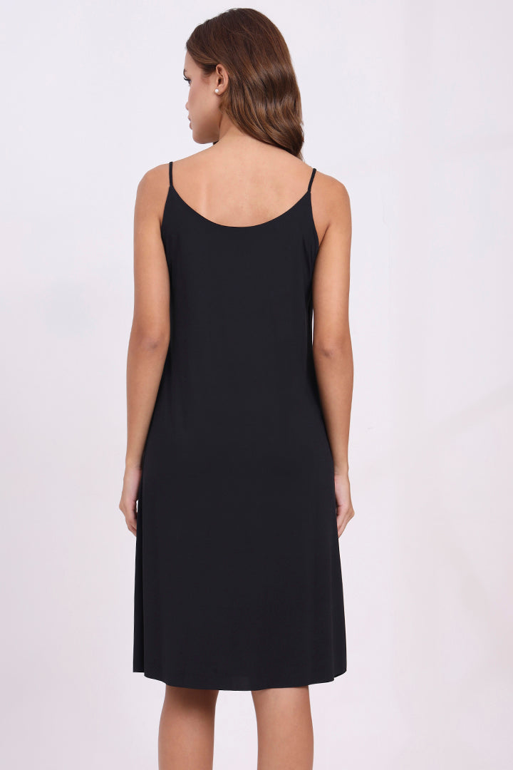 AXTZH Satin Lace Camisole X0675-BLACK-H5P