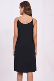 AXTZH Satin Lace Camisole X0675-BLACK-H5P