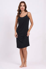 AXTZH Satin Lace Camisole X0675-BLACK-H5P