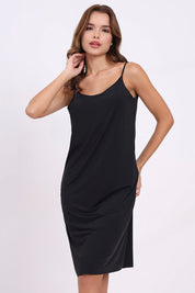 AXTZH Satin Lace Camisole X0675-BLACK-H5P