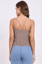 AXTZH Strappy Everyday Bralette BLET X1112-MOCHA-CP023