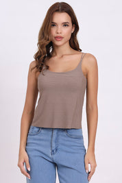 AXTZH Strappy Everyday Bralette BLET X1112-MOCHA-CP023