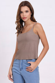 AXTZH Strappy Everyday Bralette BLET X1112-MOCHA-CP023