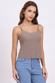 AXTZH Strappy Everyday Bralette BLET X1112-MOCHA-CP023