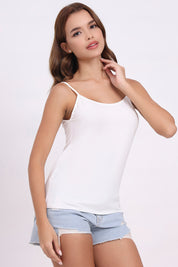 AXTZH Soft V-Neck Cami X9062-WHITE-H2MO