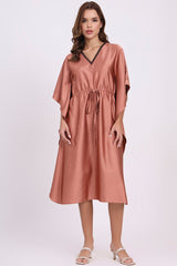 ANGELS Drawstring Waist Satin NIGHTWEAR AG0710-TERRACOTTA-F8S