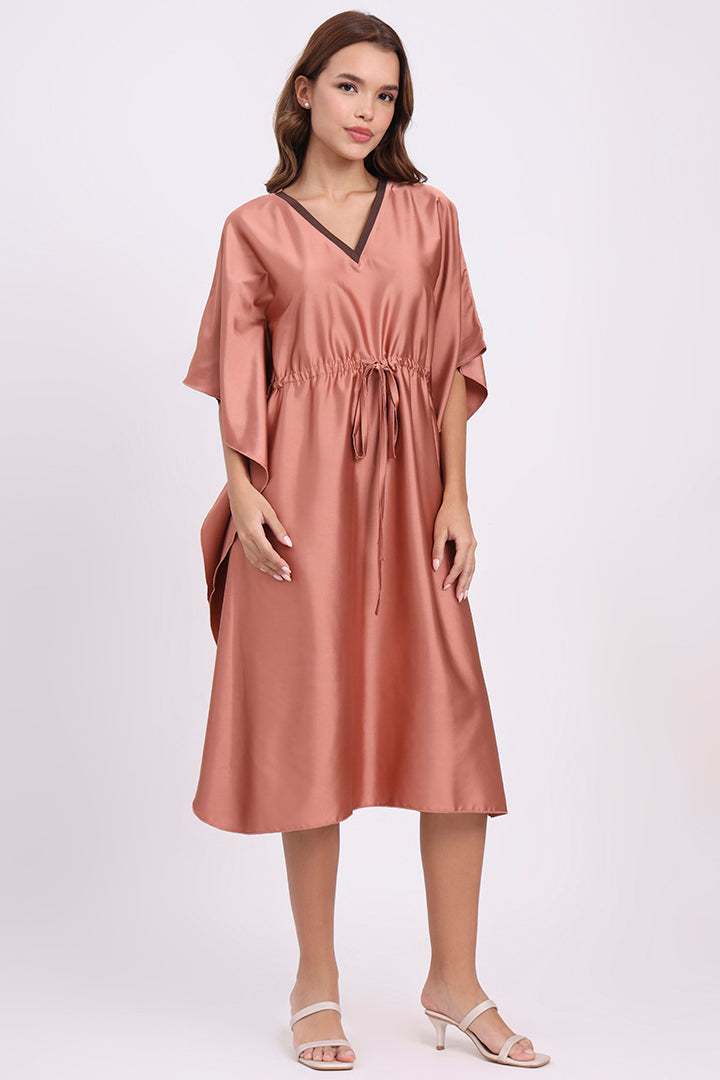 ANGELS Drawstring Waist Satin NIGHTWEAR AG0710-TERRACOTTA-F8S