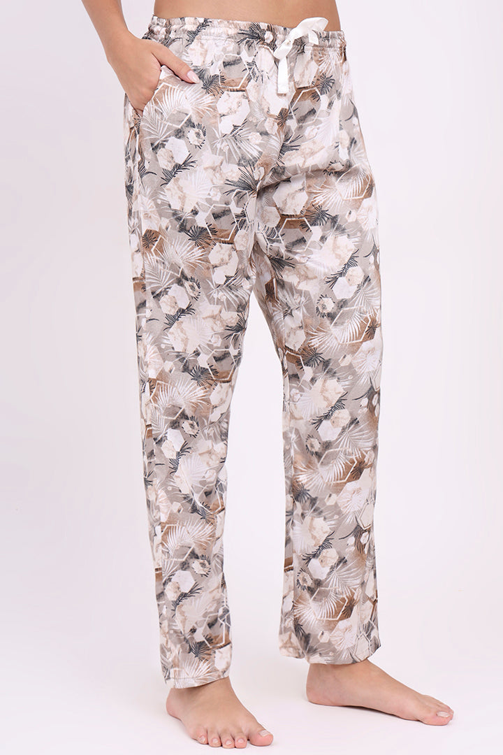 ANGELS Floral Satin Pyjama Set NIGHTWEAR AZPRINT-BEGPR-C2S