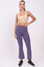 AXTZH Women’s High-Waist Flared Pants OUTER X0303-HEATHER-ADF