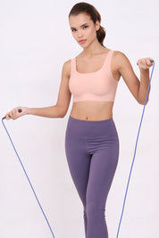 AXTZH Scoop Neck Comfort Bralette BLET X2363-BLUSH-CP005