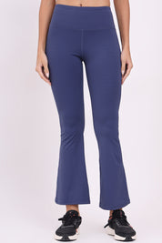 AXTZH Women’s High-Waist Flared Pants OUTER X0303-NAVY-ADF