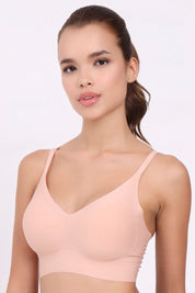 AXTZH SEAMLESS COMFORT BRALETTE BLET X2362-APRICOT-CP013
