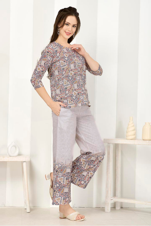 Angels Boho Print Lounge Set A157IY