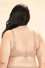 AMANTE BRA -BRA103901-HAZELNUT Delight Comfort Non-Padded Non-Wired Minimizer Bra