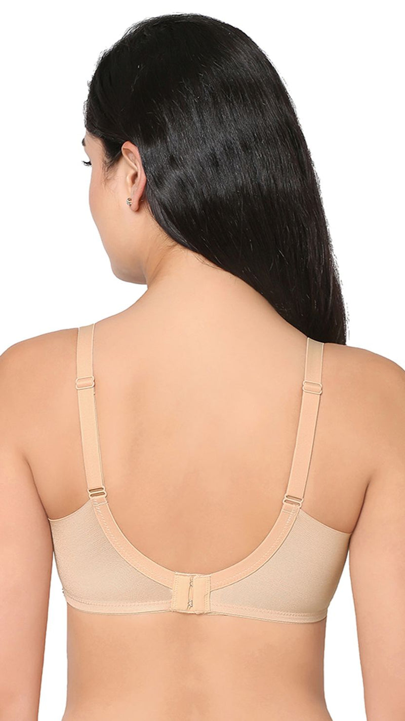 Padded Wired Mesh Full Coverage Bra