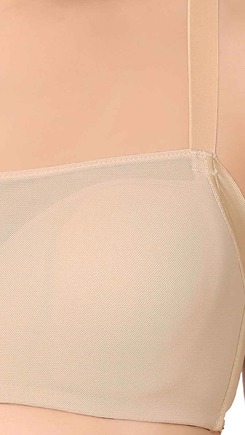 Padded Wired Mesh Full Coverage Bra