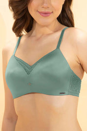 AMANTE BRA -BRA103401-ICEBERG GREEN Uni-flex Padded Non-Wired T-shirt Bra