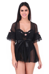 AXTZH-XNTSTSNETRD001 Bikini & Wrap in soft Power Net