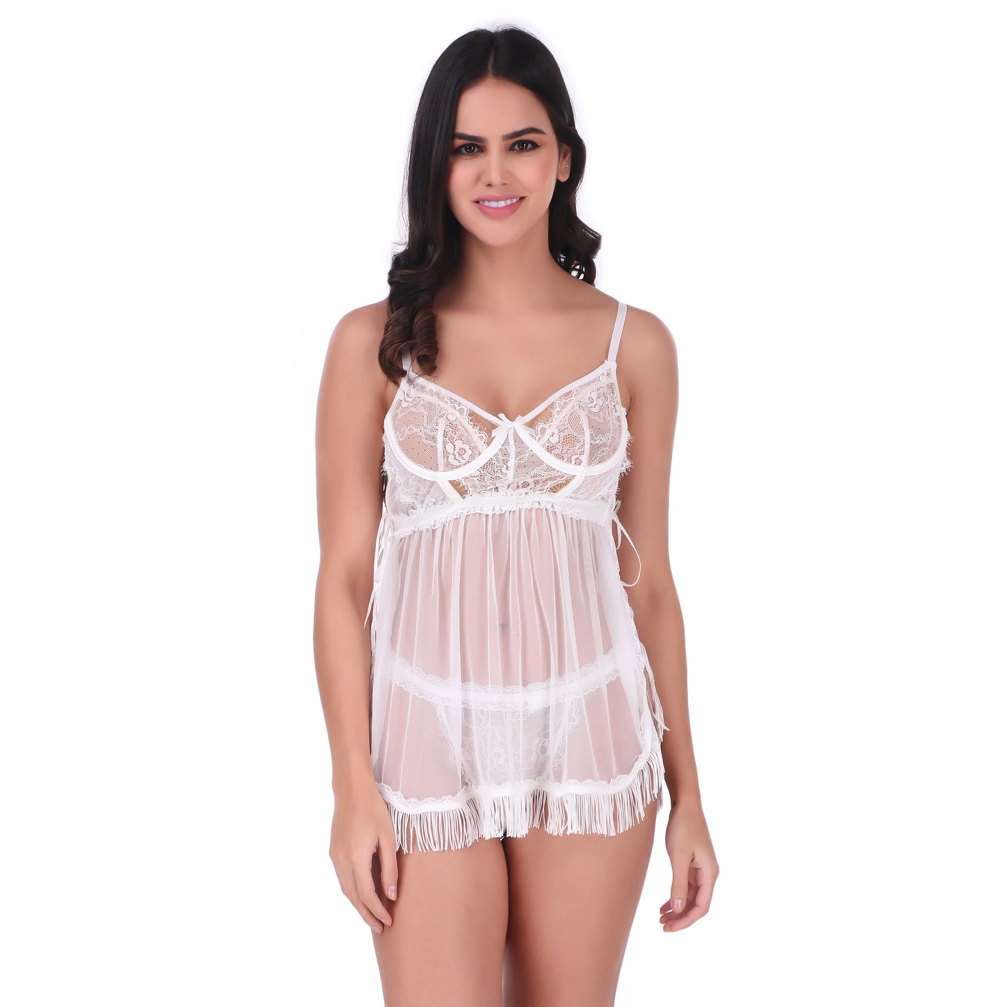 AXTZH-XNTSNETRD002  Seductive Power Net lace  Baby Doll