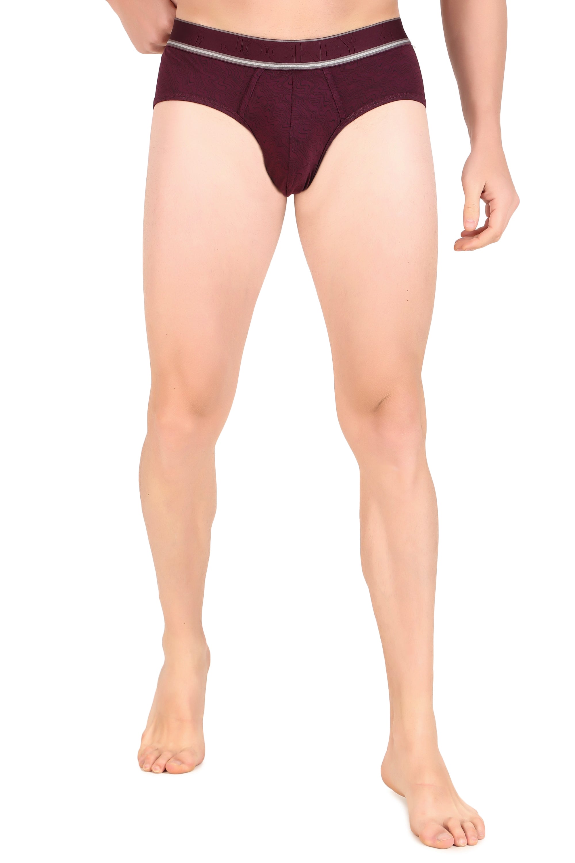 Jockey-HG29 Tencel Micro Modal Elastane Stretch Printed Brief with Natural StayFresh Properties