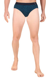 Jockey-US52 Super Combed Cotton Printed Brief with Ultrasoft Waistband